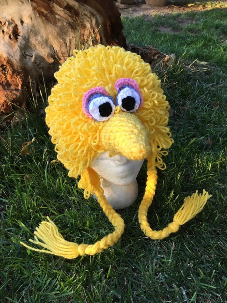 Big Bird Loop Crochet Hat Etsy
