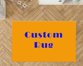 custom rug, printed carpet