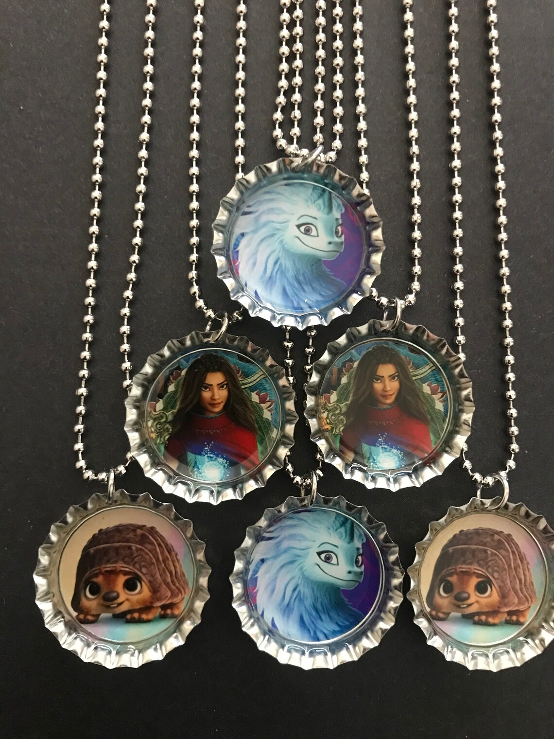 Raya and the Last Dragon inspired necklaces / birthday party Etsy