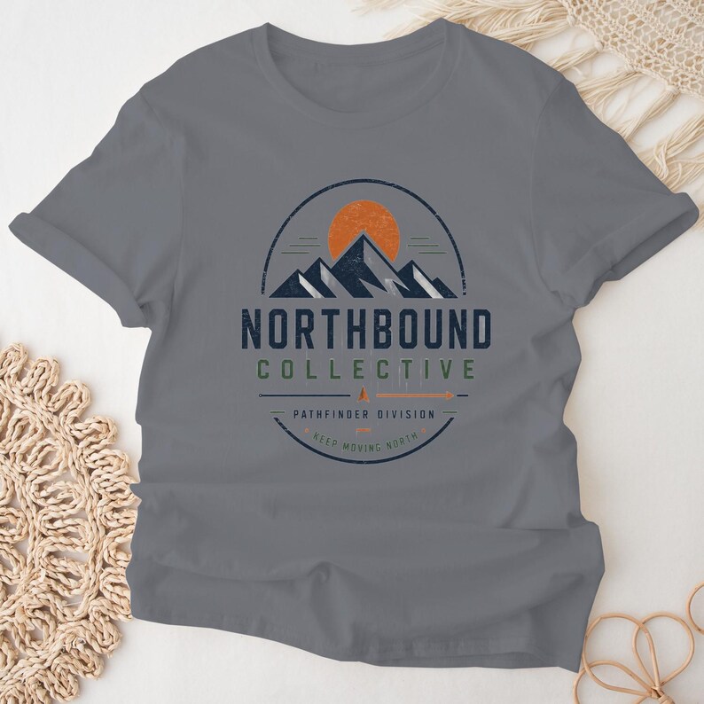 Northbound Collective Shirt, Pathfinder Division Tee, Outdoor Adventure TShirt, Mountain Explorer Shirt, Hiking Graphic Tee, Nature Lover image 7
