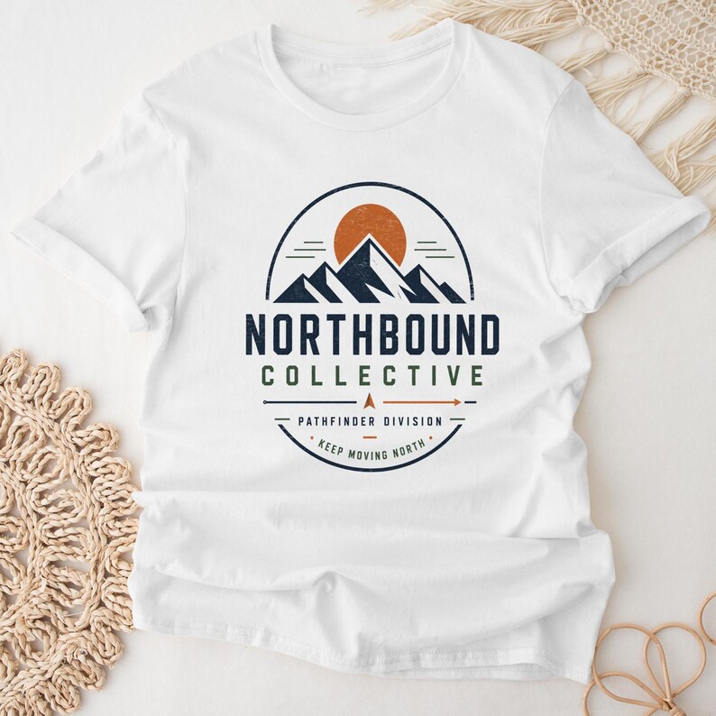 Northbound Collective Shirt, Pathfinder Division Tee, Outdoor Adventure TShirt, Mountain Explorer Shirt, Hiking Graphic Tee, Nature Lover image 3