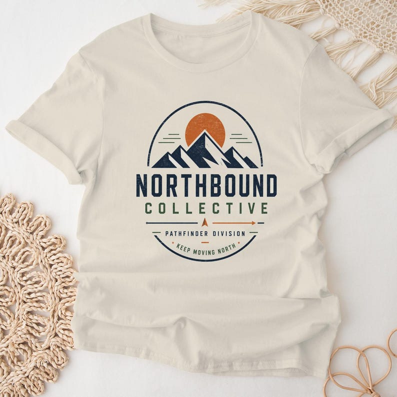 Northbound Collective Shirt, Pathfinder Division Tee, Outdoor Adventure TShirt, Mountain Explorer Shirt, Hiking Graphic Tee, Nature Lover image 12