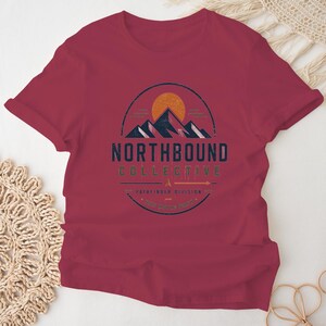 Northbound Collective Shirt, Pathfinder Division Tee, Outdoor Adventure TShirt, Mountain Explorer Shirt, Hiking Graphic Tee, Nature Lover image 4