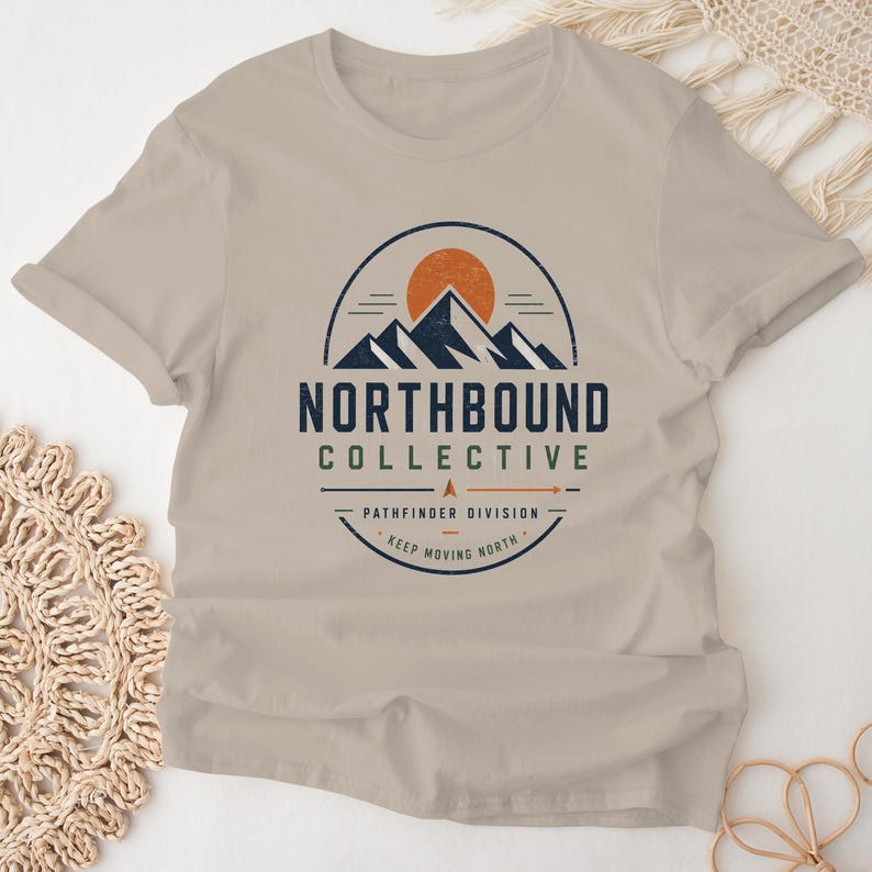 Northbound Collective Shirt, Pathfinder Division Tee, Outdoor Adventure TShirt, Mountain Explorer Shirt, Hiking Graphic Tee, Nature Lover image 11