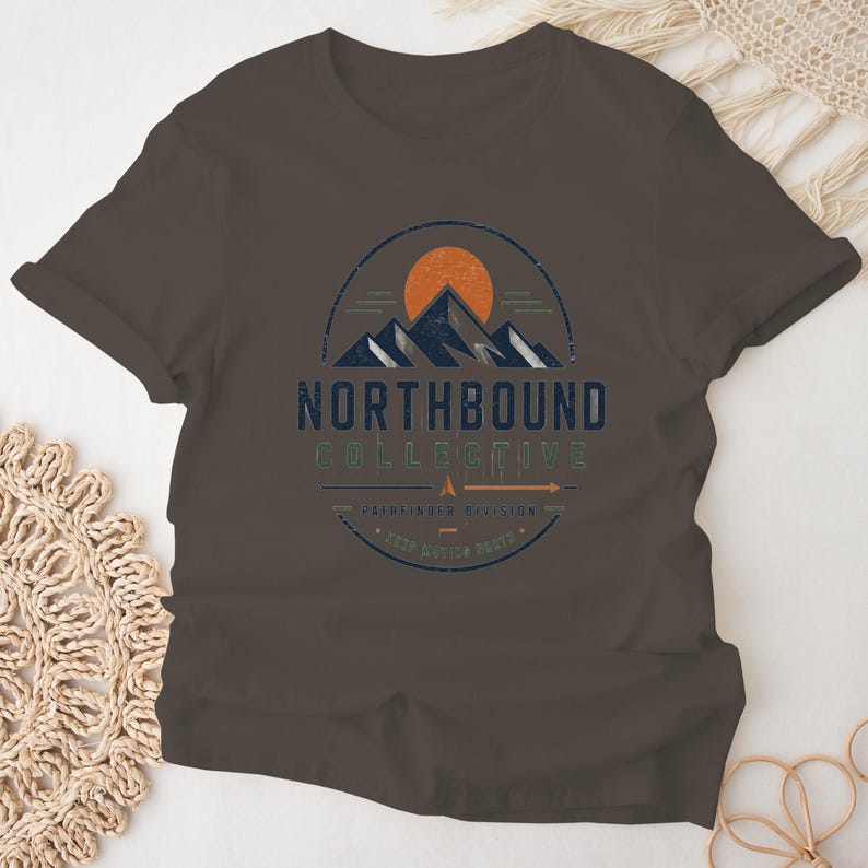 Northbound Collective Shirt, Pathfinder Division Tee, Outdoor Adventure TShirt, Mountain Explorer Shirt, Hiking Graphic Tee, Nature Lover image 6