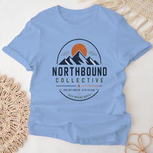Northbound Collective Shirt, Pathfinder Division Tee, Outdoor Adventure TShirt, Mountain Explorer Shirt, Hiking Graphic Tee, Nature Lover image 5