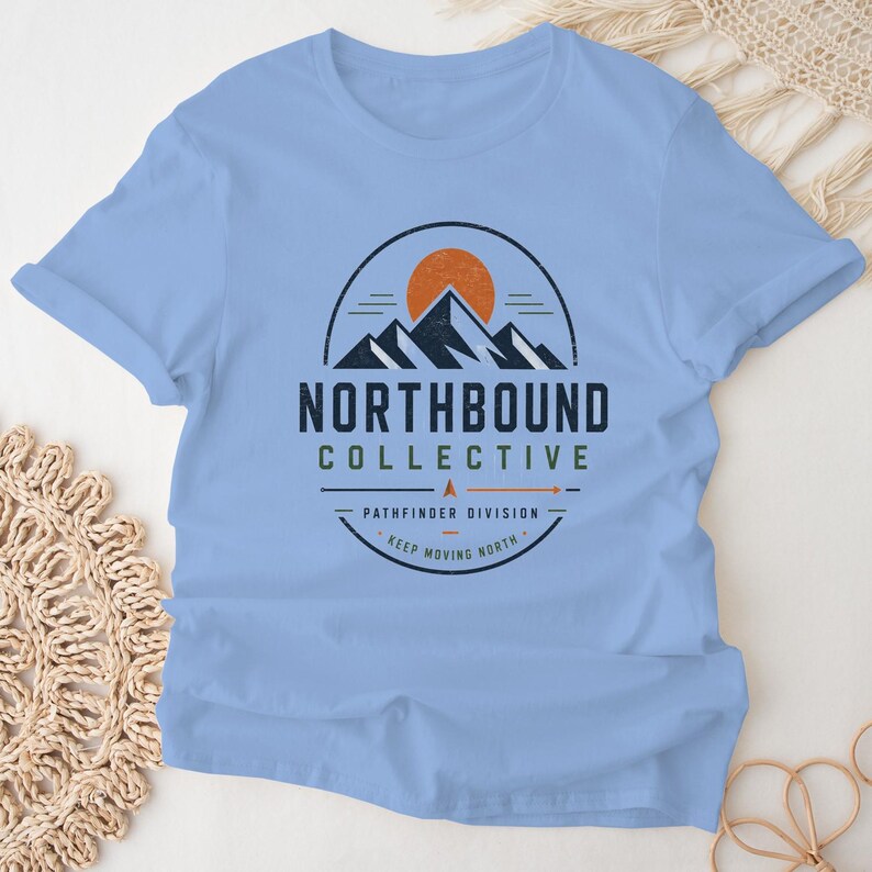 Northbound Collective Shirt, Pathfinder Division Tee, Outdoor Adventure TShirt, Mountain Explorer Shirt, Hiking Graphic Tee, Nature Lover image 5