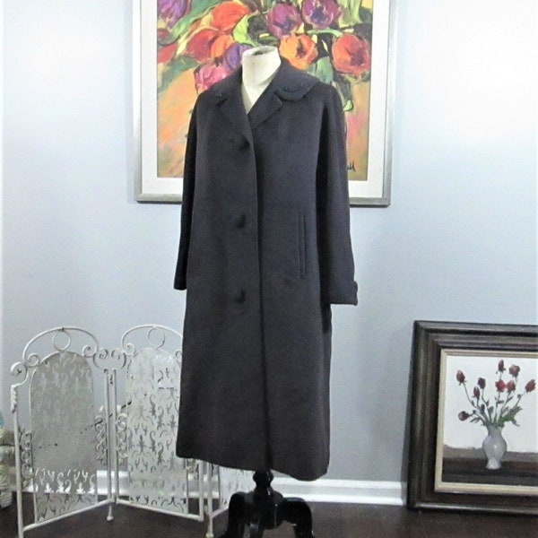 Vintage 1950's Mohair Beaded Coat