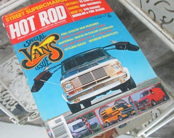 Vintage Hot Rod Magazine, November 1975, Special Vans Issue - Etsy
