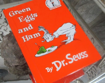 Vintage 1980er Jahre Dr. Seuss Green Eggs and Ham Kinderbuch