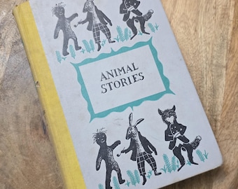 Vintage Animal Stories by Joel Chandler Harris, Ezra Jack Keats Illustrations, 1954 Book