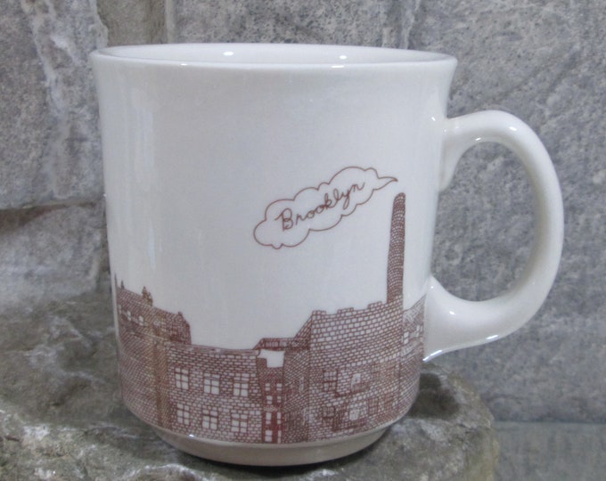 Fishs Eddy Jordan Awan Brooklyn Skyline Mug Etsy