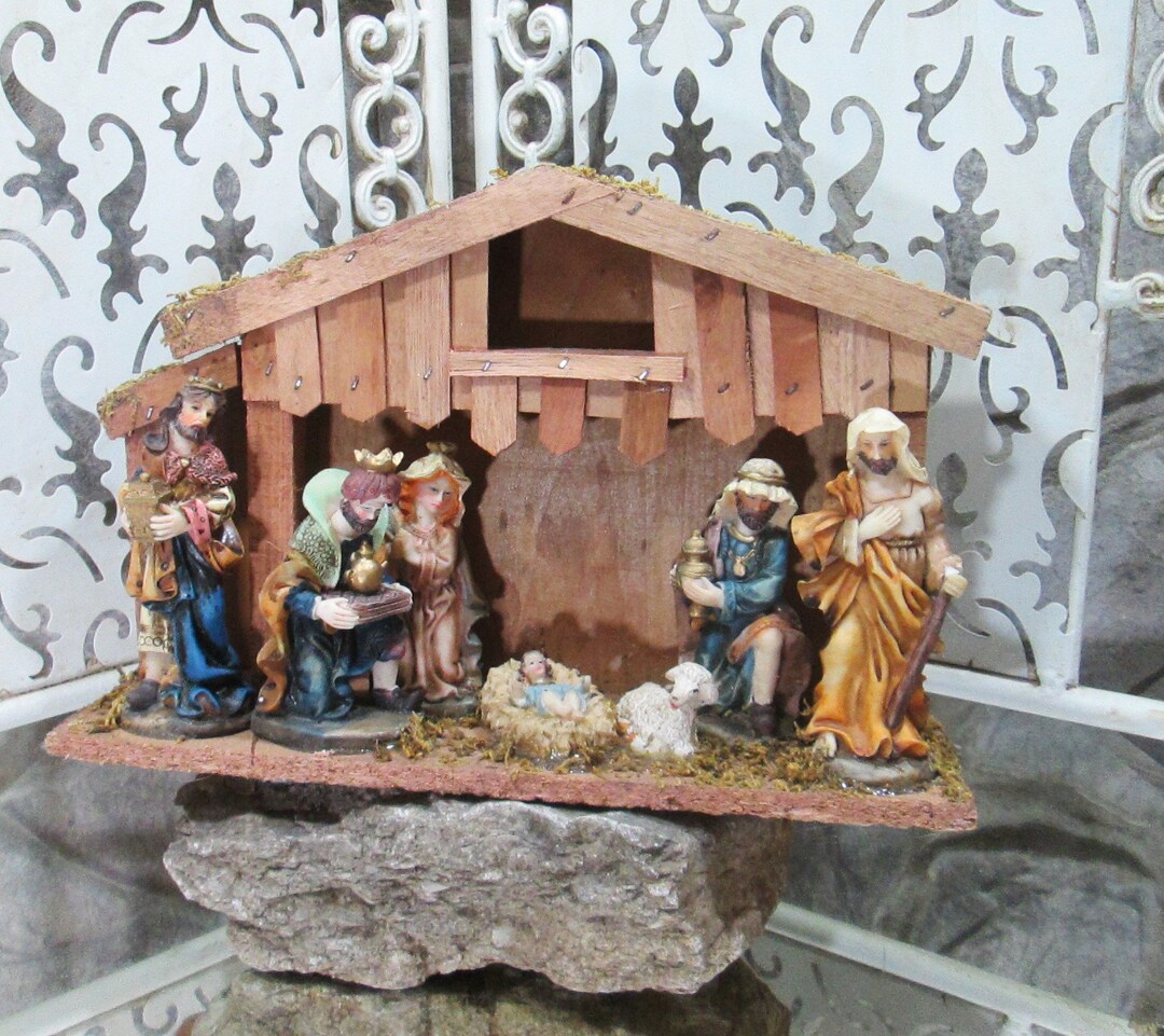 Vintage 1960's Italian Nativity Set - Etsy
