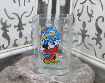 Vintage Mickey Mouse Epcot Center geprägte Trinkglas