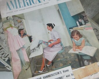 Vintage The American Home Magazine, October, 1955