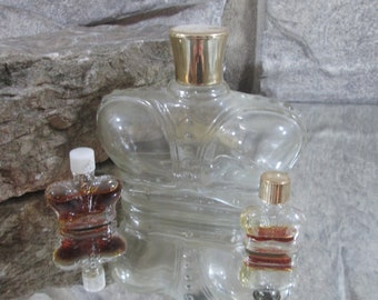 Lote de 3 frascos de perfume vintage Prince Matchabelli, Wind Song grande, Mini Prophecy, Mini Stradavari