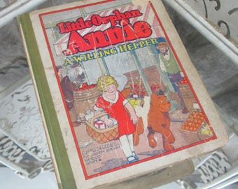Vintage Little Orphan Annie Um livro de ajudante disposto, 1932