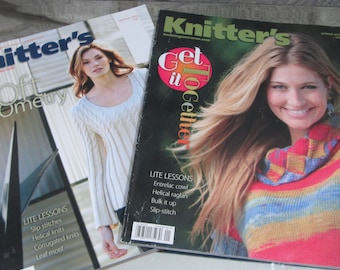 Paire de magazines de tricot