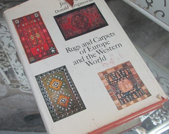 Alfombras y tapices de Europa y el mundo occidental, 1969, Libro antiguo