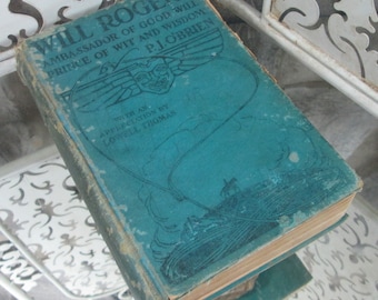 Libro antiguo de Will Rogers, P.J. O'Brien, 1935