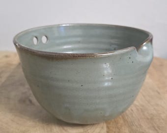 Vintage Fritz Wolff Stone Fence Pottery Rice Ramen Bowl