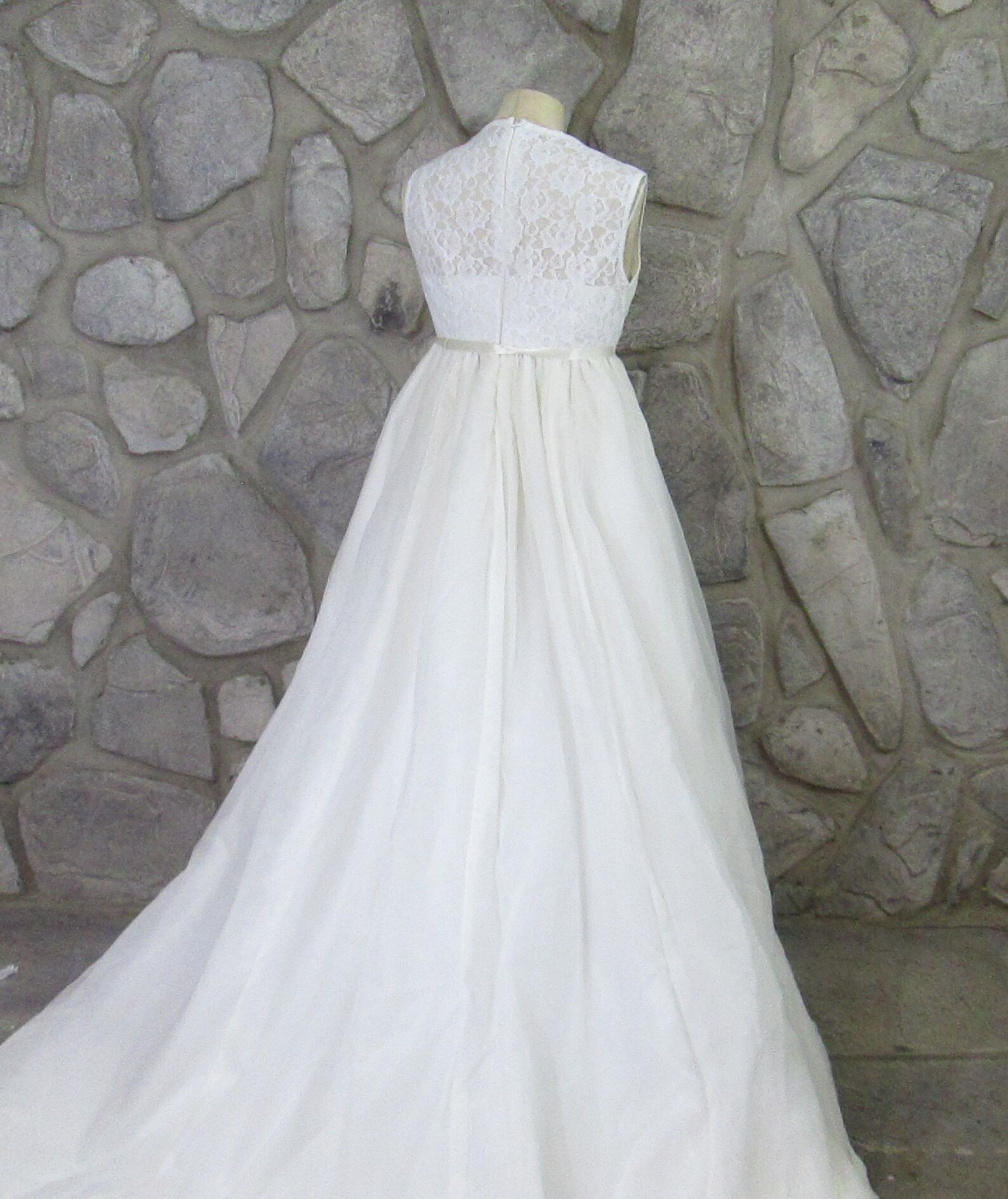 Vintage 1960's Wedding Dress Etsy