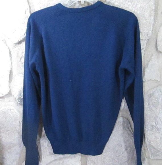 Vintage Braemar Men's Club / Golf Club Navy Sweat… - image 4