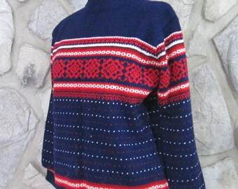 Vintage L.S. Ayres Fair Isle Style Sweater
