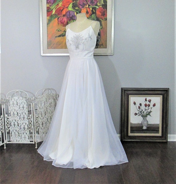 Vintage 1970's-Early 80's Wedding Dress