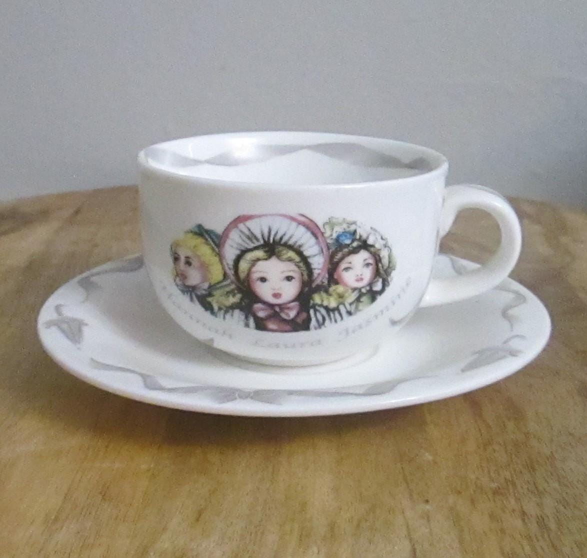 Paul Cardew Victorian Dolls Cup and Saucer - Etsy