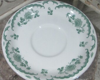 Platillo de porcelana Shenango Chardon Rose vintage