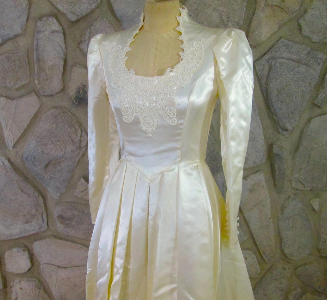 Vintage Jessica Mcclintock Gunne Sax Romantic Renaissance Wedding Gown ...