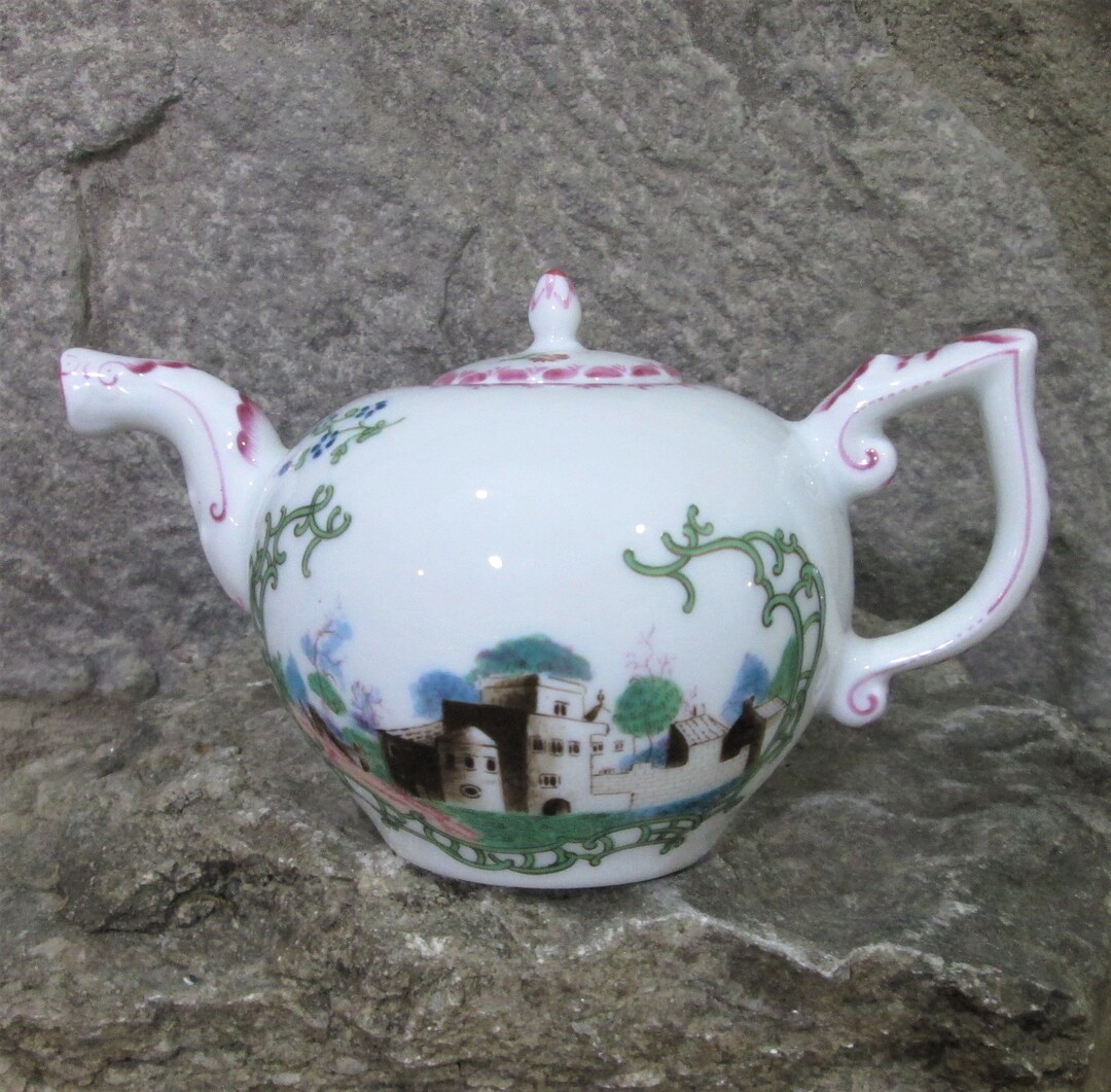 Vintage Franklin Mint Victoria & Albert Museum Hochst Mini Teapot Etsy