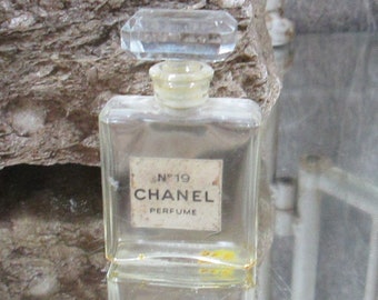 Vintage Chanel No 19 Mini Perfume Bottle