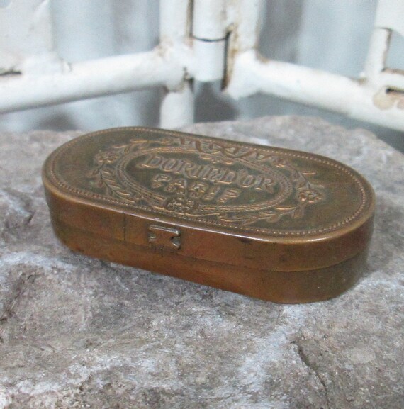 Antique Rough Compact Antique Dorind'or Paris France Double Rouge Compact, … - Gem