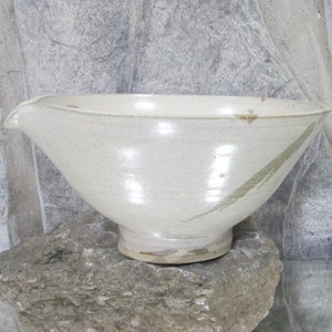 Vintage Handmade Pottery Batter Bowl