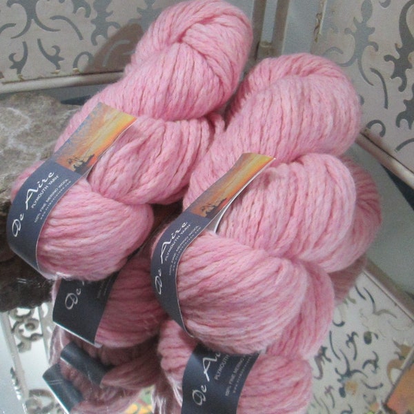 Plymouth De Aire Merino Wool in Southern Belle (Pink), 4 Available