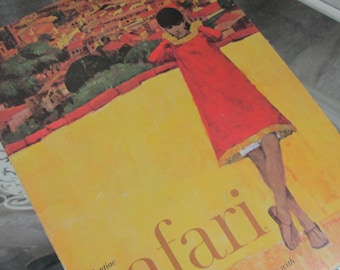 Revista de viajes Pontiac Safari vintage, 1965