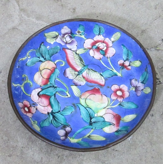 Antique Chinese Enamel Dish - image 1