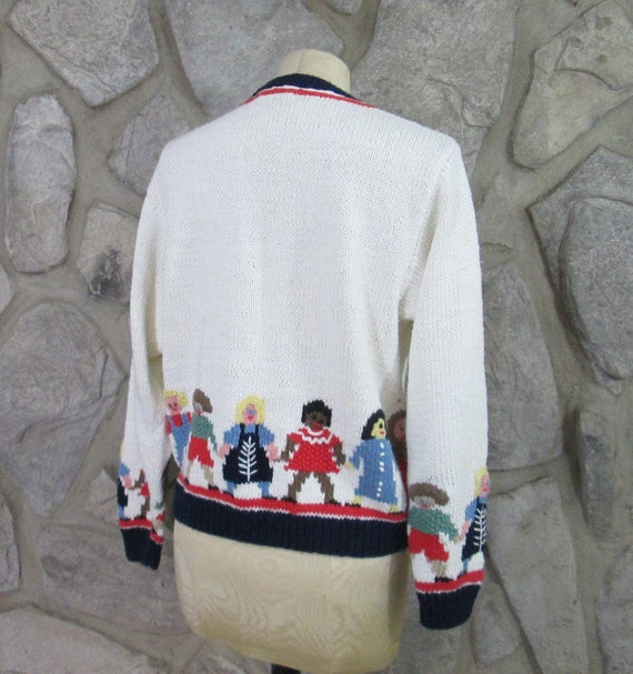 Vintage Orvis Children of the World Cardigan Swea… - image 3