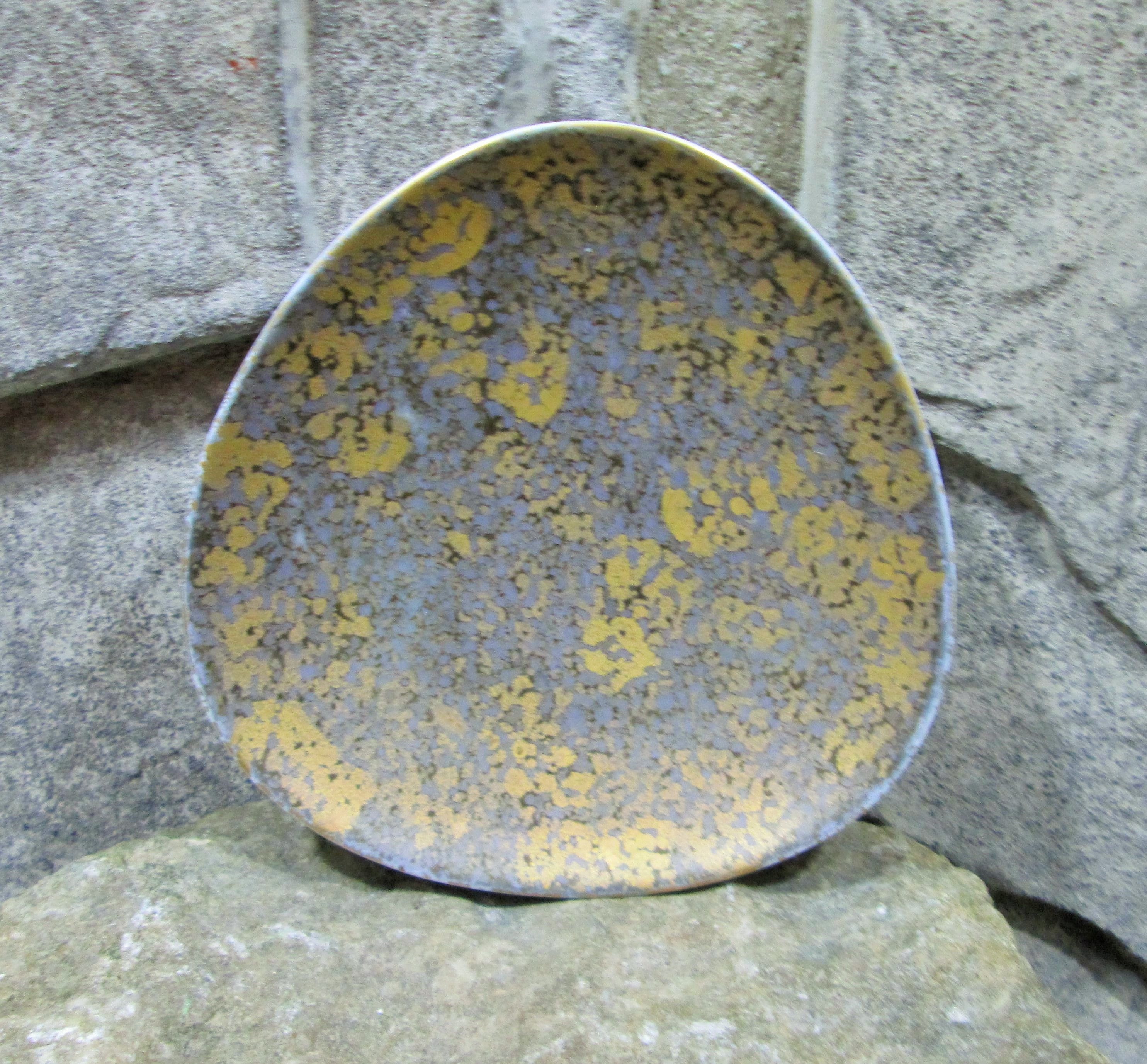 ヴィンテージ ローゼンタール H. ドレスラー 斑入りゴールド ピン皿