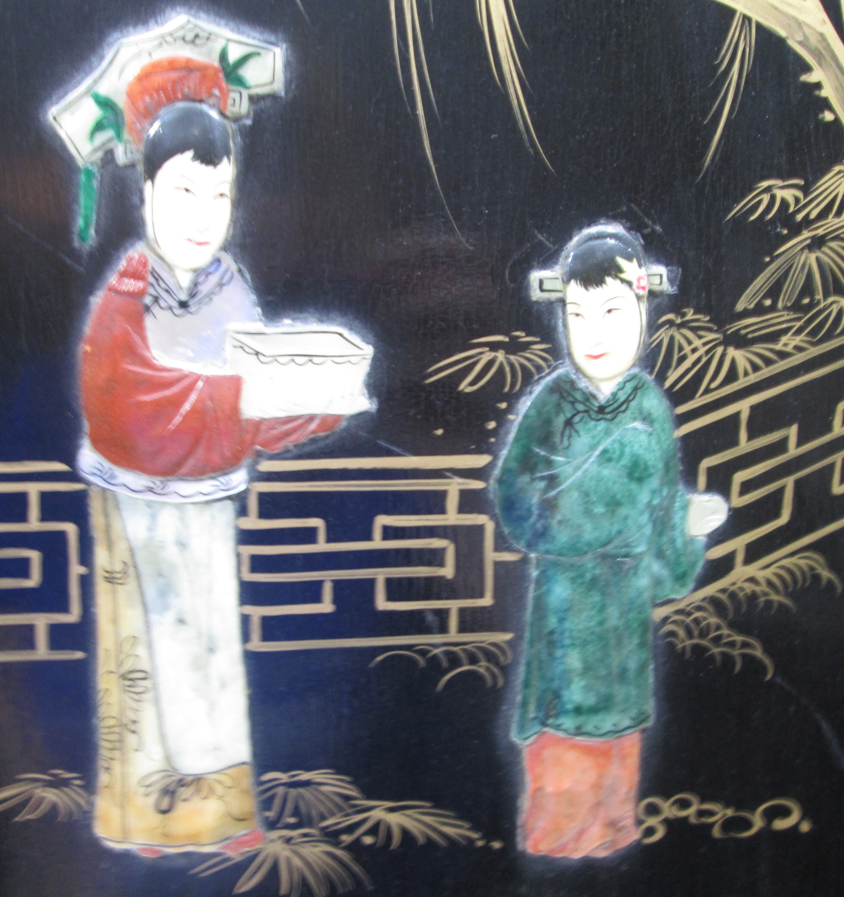 Pair of Vintage Chinese Wall Hangings With Carved Stones - Etsy