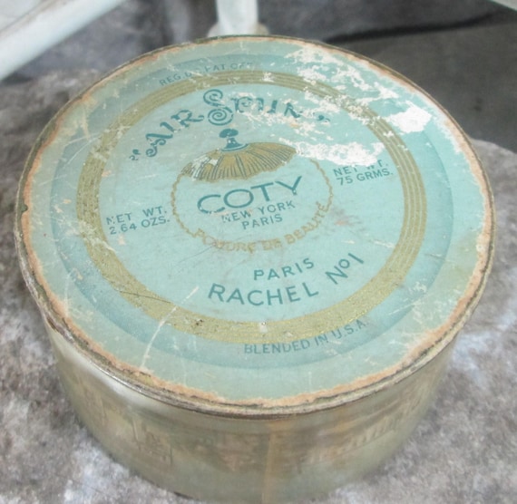 Vintage Coty Air Spun Power Box - Etsy