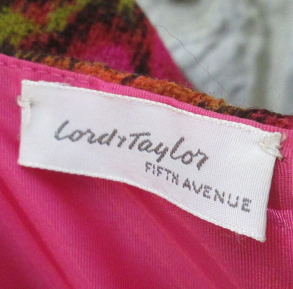 Vintage 1950's Lord & Taylor Floral Woven Evening… - image 4