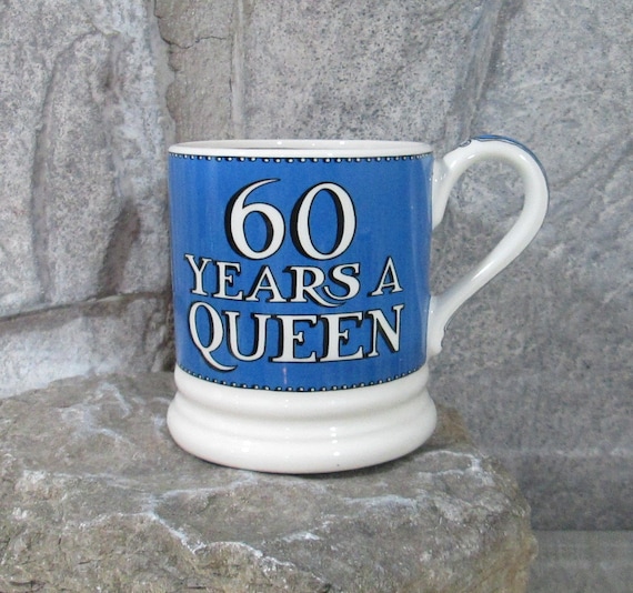 Emma Bridgewater Queen Elizabeth Diamond Jubilee Mug Etsy