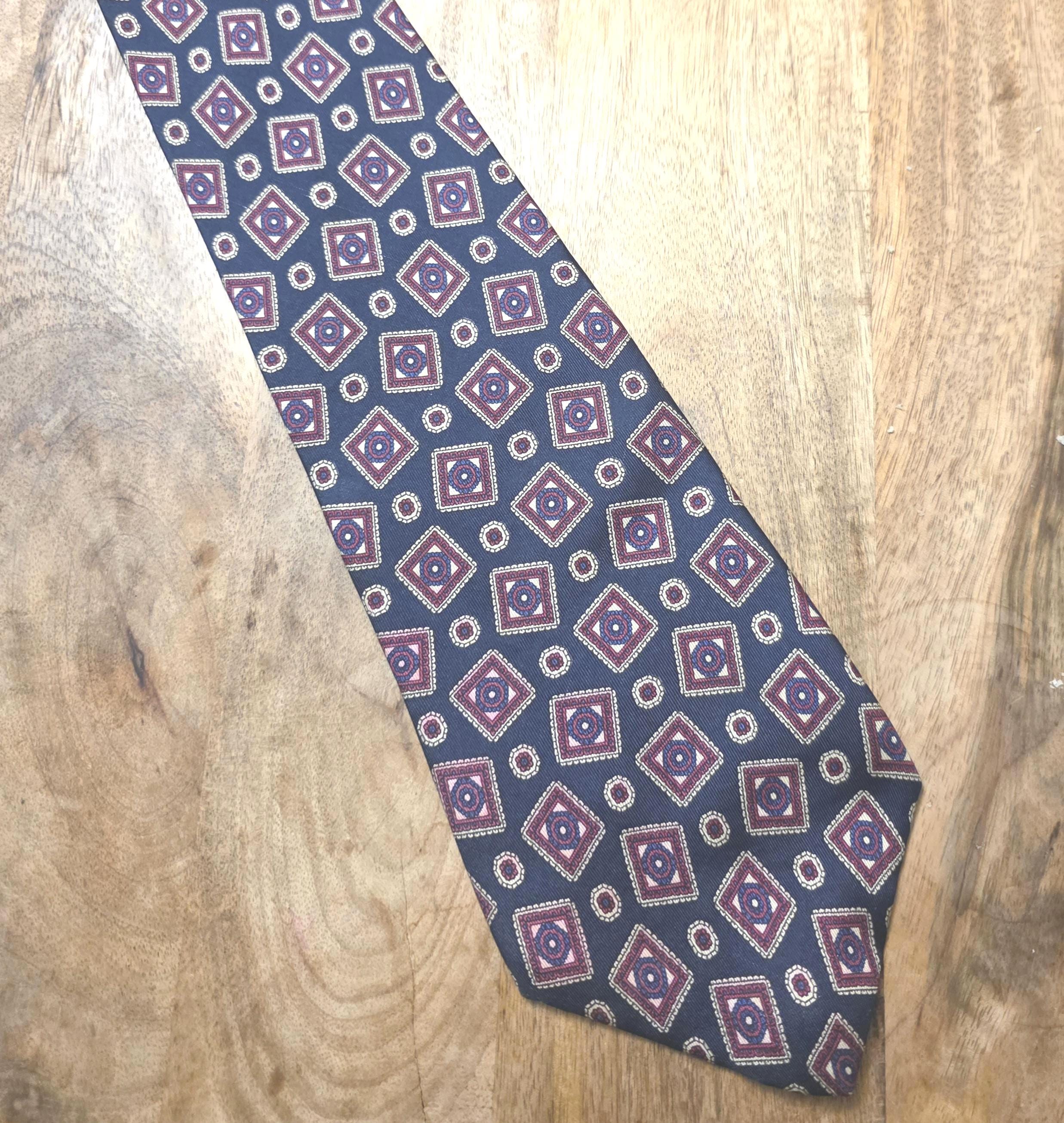 ヴィンテージ Austin Reed シルクネクタイ Hardy Amies Vintage Hardy Amies Silk Tie - Etsy Israel
