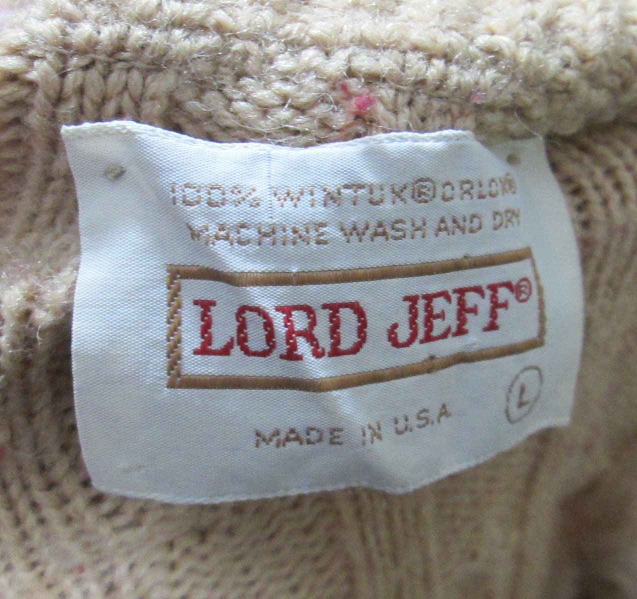 Vintage 60's-70's Lord Jeff Cable Knit Fair Isle Sweater - Etsy Vintage 60's-70's Lord Jeff Cable Knit Fair Isle Sweater - Etsy