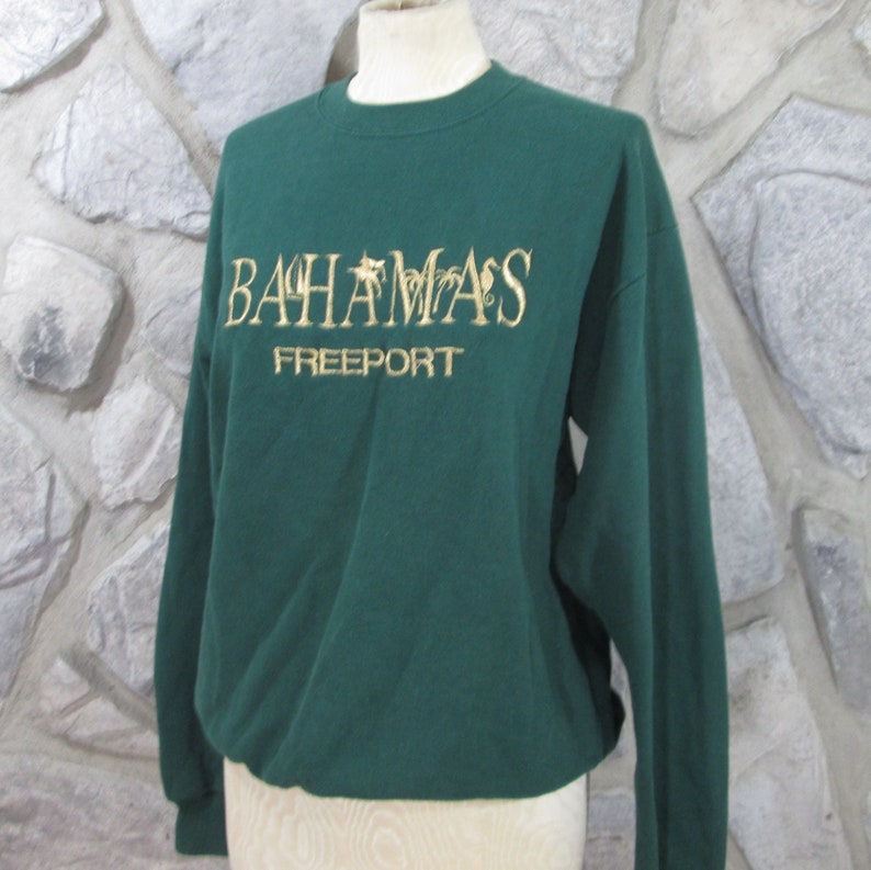 Vintage 80's Jerzees Freeport Bahamas Sweatshirt image 1
