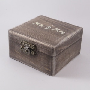 Ring Bearer Box & Flower Girl Basket Custom Wood box Personalized Driftwood Rustic Wedding Decoration