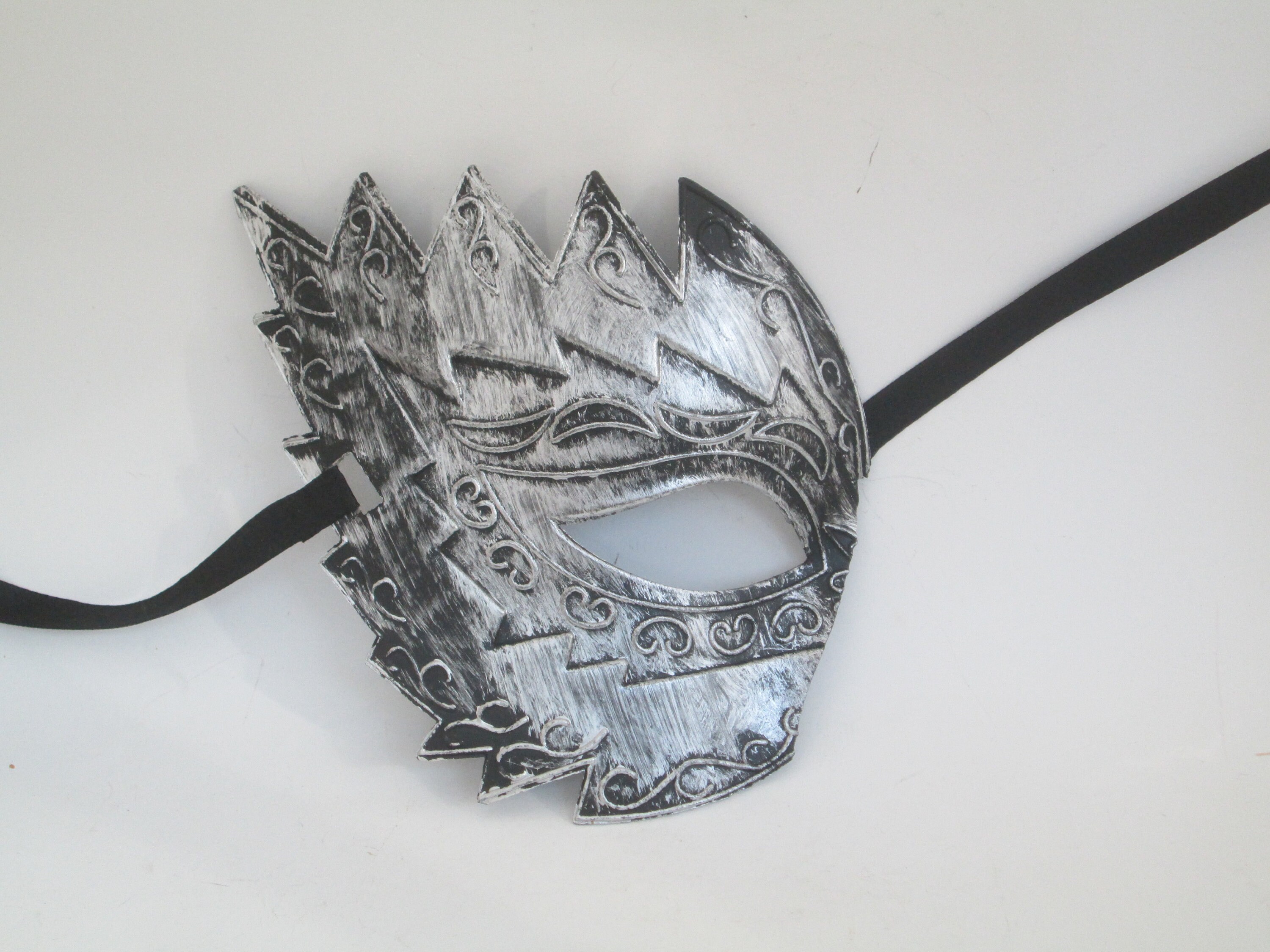 Red Brand New Mardi Gras Masquerade Male Pirate Mask